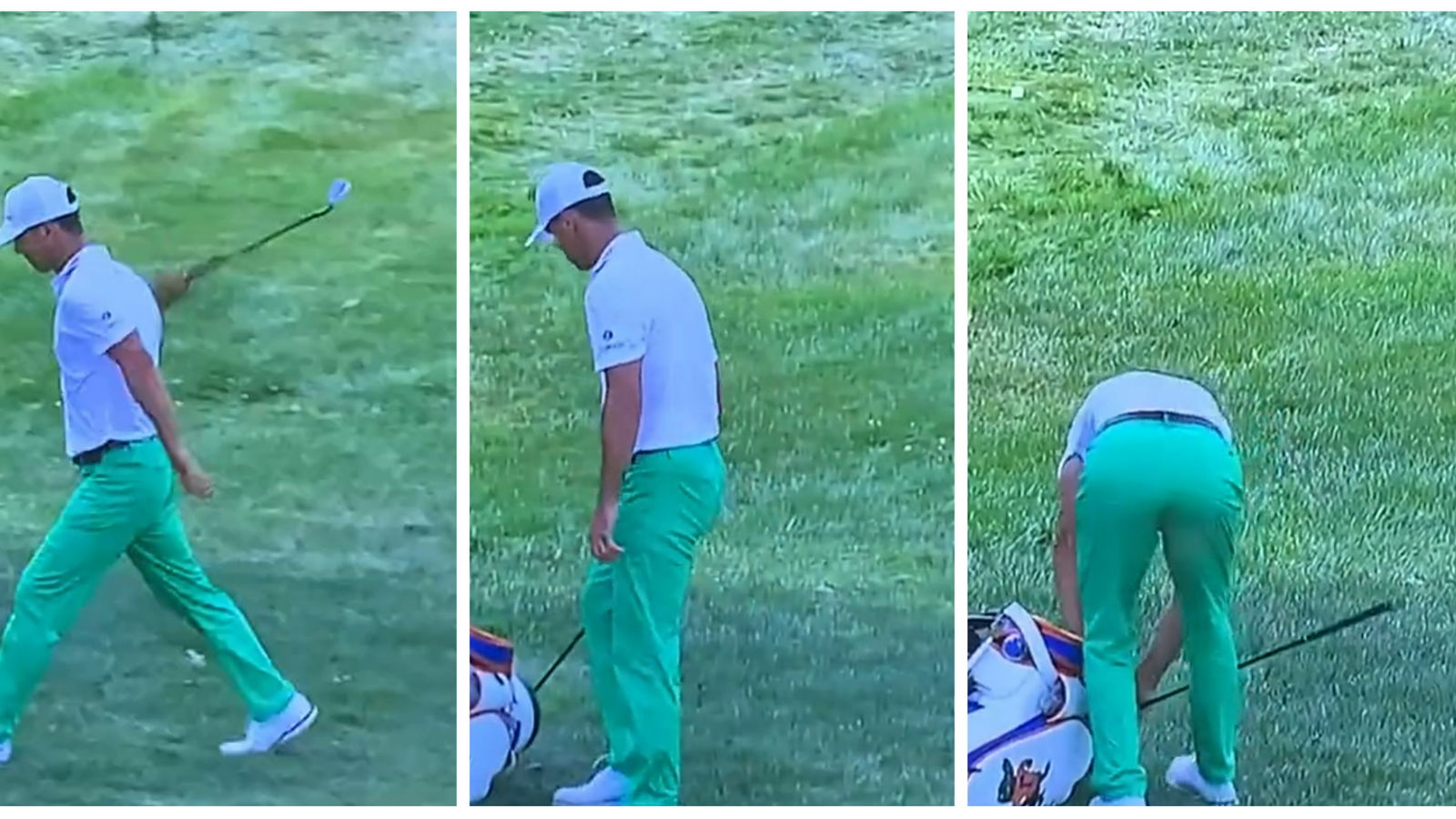 WATCH: Comedy unfolds after Billy Horschel slams wedge into golf bag